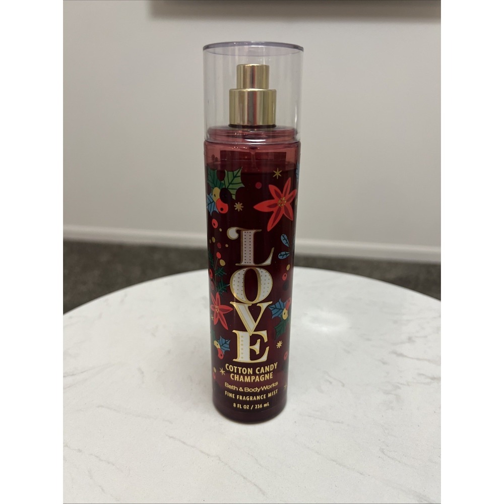 Bath Body Works Love Cotton Candy & Champagne 8 oz‎ Fragrance Spray Discontinued